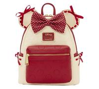 Loungefly Mini sac à dos Disney Minnie Mouse Rock The Dots 26 cm Blanc