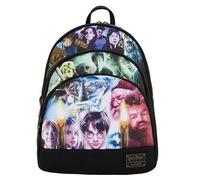 Mini sac à dos - Loungefly - Harry Potter Trilogy - Noir - Zippée - Enfant