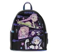 Loungefly Mini sac à dos KPop Huntr/X avec breloque carte photo Motif chasseurs de démons