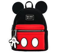 Mini sac à dos - LOUNGEFLY - Loungefly x Mickey Mouse - similicuir noir - oreilles Mickey - 22 x 26 x 11 cm