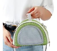 Mini sac à dos pour animaux de compagnie - Sac de voyage pliable pour créatures - Sac de transport en tissu indéchirable - Sac à bandoulière ergonomique à suspendre - Équipement de transport fermé de