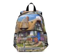 Mini sac à dos pour filles et garçons, conte de fées Cottage Spring Mini sac à dos | Avec laisse, pour 3-6 ans
