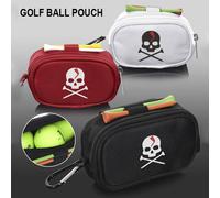 Mini Sac À Main De Golf Avec 2 Porte-T-Shirt, Pochette De Rangement, Portable, Tête De Mort, Fermeture Éclair, Mousqueton, Pack De Taille, Sport Su