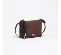 Mini sac bandoulière en nylon moka UN