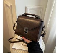 Mini sac carré léger et décontracté à rabat en métal pour adolescentes, femmes, étudiantes, recrues et cols blancs, parfait pour le bureau, l'université, le travail, les affaires, les déplacements, l'