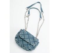Mini sac de femme avec effet vieilli, sac à bandoulière matelassé lavé à double usage, petit sac carré en losange, mini sac sous-bras rétro, nouveau style GéométriquePolyester