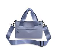 Mini sac de gym, petit sac de sport pour femme, petit sac à bandoulière imperméable, léger, fermeture éclair, sac fourre-tout avec sangle réglable, bleu ciel, Taille unique