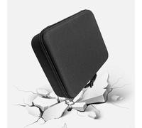 Mini sac de rangement ECOVACS, étui en EVA pour Winbot, sac portable résistant aux chocs avec poignée confortable et double fermeture éclair pour organiser les accessoires de nettoyage (noir)