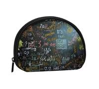 Mini sac de rangement en forme de formule mathématique, petit portefeuille porte-monnaie avec mini sac à glissière pour pièces et clés, vous pouvez galement ranger n'importe quel petit objet que vous