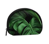 Mini sac de rangement portable en forme de feuille de bananier, élégant et compact, adapté pour un transport quotidien, Noir , Taille unique