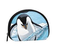 Mini sac de rangement portable en forme de pingouins mignons pour prendre des photos