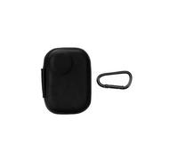 Mini sac de rangement portable en PU pour Insta360 Go Ultra Étui de protection étanche, antichoc, anti-chute et résistant aux impacts, avec doublure en EVA + velours cristal ultra-doux (Noir)