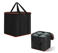 Mini sac de rangement pour bouteille de carburant, pour lot de 4 couvercles de réservoir de propane vides rechargeables de 0,5 kg, sac de protection pour réservoir de gaz, tissu Oxford 600D,