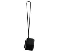 Mini sac de rangement pu portefeuille de longe souple mini sac à main pour femmes (noir)