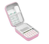 Mini Sac de Secours pour et Urgence Boîte multifonction portable, petite et | Sac de rangement pour médicaments pour camping en plein air, randonnée, sorties en bateau, bureau, véhicule, ma Rose