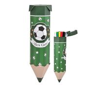 Mini sac d'école à remplir, sac cadeau, emballage cadeau pour les débutants, sac d'école en forme de crayon, boîte en carton solide pour fournitures scolaires pour la rentrée des classes (vert)
