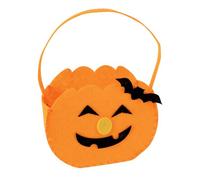 Mini Sac En Feutrine Citrouille 6x10x11,5 Cm