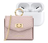 Mini Sac pour AirPods Toute Génération Modèle Ava avec Bandoulière Ajustable Rose