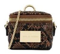 Mini Sac pour AirPods Toute Génération Modèle Poppy avec Chaîne et Mousqueton IDEAL OF SWEDEN Marron serpent G