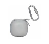 Mini Sac pour DJI Osmo Nano Étui de Transport Sac de Rangement étanche Étui de Protection Rigide avec Organiseur Sac à Main de Voyage en PU Anti-Rayures et Antichoc Accessoires (Gris + Mousqueton)