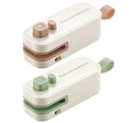 Mini Sac Sea Ler, Avec Portable Et Facile À Utiliser, Blanc Et Rechargeable Sac À Copeaux Chauffants Outil SE-AL, Portable De L'aspirateur