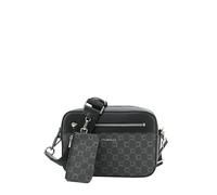 Mini sacoche noire en toile enduite siglée garnie cuir Chabrand 85039111 Noir