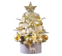 Mini Sapin De NoëL Lumineux, Arbre Artificiel De Table Hauteur 45 Cm Arbre Noel Lumineux Sapin De NoëL Artificiel avec Boule Et éToile pour La FêTe De Vacances Table Bureau Accueil DéCoration