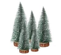 Mini Sapin De Noël, Sapin De Noël Artificiel Avec Socle En Bois, Décoration De Table Créative(5 green (4/6/7.9/9.8/11.8in))