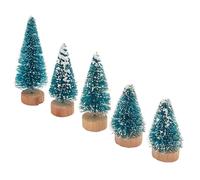 Mini sapins artificiels 3,5 à 6,5 cm 5 pièces