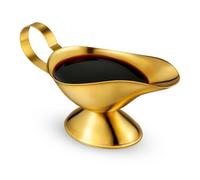 Mini Saucière en Acier Inoxydable 85ml, Élégante pour Restaurant