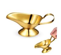 Mini Saucière Fantaisie en Acier Inoxydable 85ml, Simple et Élégante
