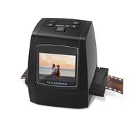 Mini Scanner numérique de Films et de Diapositives - Convertit Les négatifs et Les Diapositives des Films 35 mm, 126, 110, Super 8 et 8 mm en Images JPEG de 22 mégapixels - Ecran LCD de 2,4 Pouces