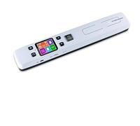 Mini Scanner Portable de Documents et d'images A4, Scanner Portable Haute Vitesse 1050 DPI JPG/PDF for Usage Scolaire et Professionnel,Augmenter l'efficacité(Blanc)