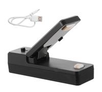 Mini Scelleuse de Paquet Rechargeable, Portable, Scellage à Chaleur Noir | Micro-chauffe pour Refermer Sachets, Plastique Magnétique, Voyage et Réemploi des Emballages, Conservation Alimentaire