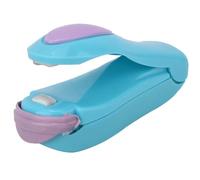 Mini scelleuse de sacs 2 pièces, scelleuse de sacs alimentaires portative pour le stockage des aliments, machine de scellage thermique portable, scelleuse de sacs de collations, (Bleu)