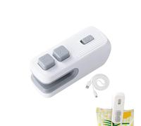 Mini scelleuse de sacs - Machine à sceller à chaud portable de 9,5 cm avec câble de type C, design étanche ABS, petit sac alimentaire rechargeable pour collations, sacs en plastique et sacs de