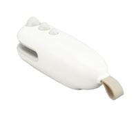 Mini Scelleuse de Sacs, Scelleuse de Sacs à Copeaux, Rechargeable, Portable, Bâtons de Poignée, Conception pour Sacs en Plastique, Sacs de Collation, Stockage des Aliments (White)