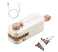 Mini Scelleuse de Sacs,Thermoscelleuse Magnétique pour Snacks,Batterie Au Lithium Intégrée et Cordon pour Chips,Snacks,Bonbons,Sacs en Plastique,Conserve la Fraîcheur des Aliments