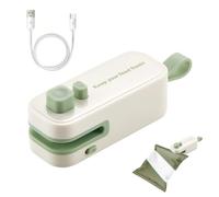 Mini Scelleuse de Sacs,Thermoscelleuse Magnétique pour Snacks,Batterie Au Lithium Intégrée et Cordon pour Chips,Snacks,Bonbons,Sacs en Plastique,Conserve la Fraîcheur des Aliments