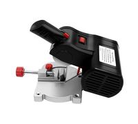 Mini scie à onglet électrique 90 W avec base en aluminium 6000 tr/min Scie sauteuse de table avec table inclinable (0-45°) Mini scie circulaire à coupe fine pour modélisme, loisirs et atelier