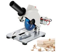 Mini Scie à Onglet, Scie à Table électrique 96 W, Angle Réglable De 0 à 45 Degrés, Multifonctionnelle pour La Coupe du Métal, Scie Combinée Portable