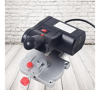 Mini scie à onglets en acier - Lame de scie circulaire - Réglable de 0° à 45° - Pour bois et métal - 4500 tr/min
