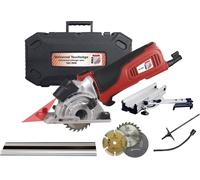 Holzmann Maschinen TAS89M_230V Mini scie circulaire portative Profondeur de coupe max. (90°) 28,5 mm avec accessoires