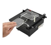 Mini scie circulaire de table 200 W, 7 vitesses avec réglage de l'angle de 0 à 90°, 10 000 tr/min, lame de scie de 110 mm, petite scie circulaire de table pour bois, acrylique, plastique, modélisme et