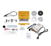 Mini scie circulaire de table 300 W, modélisme, scie circulaire 9000 tr/min | Mini scie de table professionnelle avec butée de 0 à 90° et réglable 24 x 20 x 13 cm pour scier, poncer, polir et percer