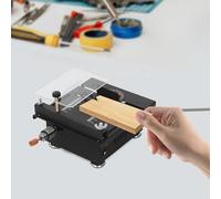 Mini scie circulaire de table avec 7 niveaux de réglage de la vitesse - Scie circulaire de table miniature DIY pour bois, plastique, tubes en aluminium, tubes en cuivre, acrylique