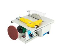 Mini scie circulaire de table multifonction 5 en 1 750 W pour bijoux en pierres précieuses, table de polissage, scie circulaire de table, petit kit de scie circulaire de table pour le polissage, la