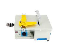 Mini scie circulaire de table, polisseuse électrique de table, polisseuse, 750 W pour bijoux en pierres précieuses, banc rotatif, scie de table