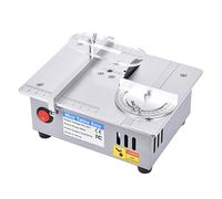 Mini scie circulaire de table relevable et station de gravure | 7 vitesses et tube à vide pour la découpe du bois, de l'acrylique et des circuits imprimés,B