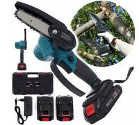 Mini Scie Électrique Sans Fil 4" 21V Avec 2 Batteries | Scie Pour Bois Et Jardin